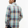 Regular Fit Madras Linen-Blend Shirt Regular Fit Madras Linen-Blend Shirt