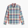 Regular Fit Madras Linen-Blend Shirt Regular Fit Madras Linen-Blend Shirt