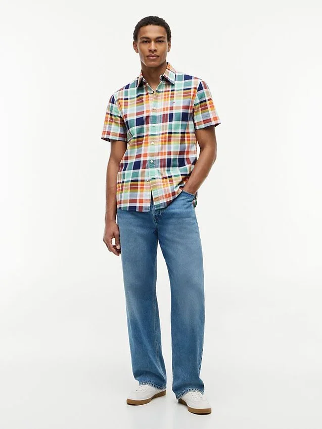 Regular Fit Madras Oxford Shirt Regular Fit Madras Oxford Shirt