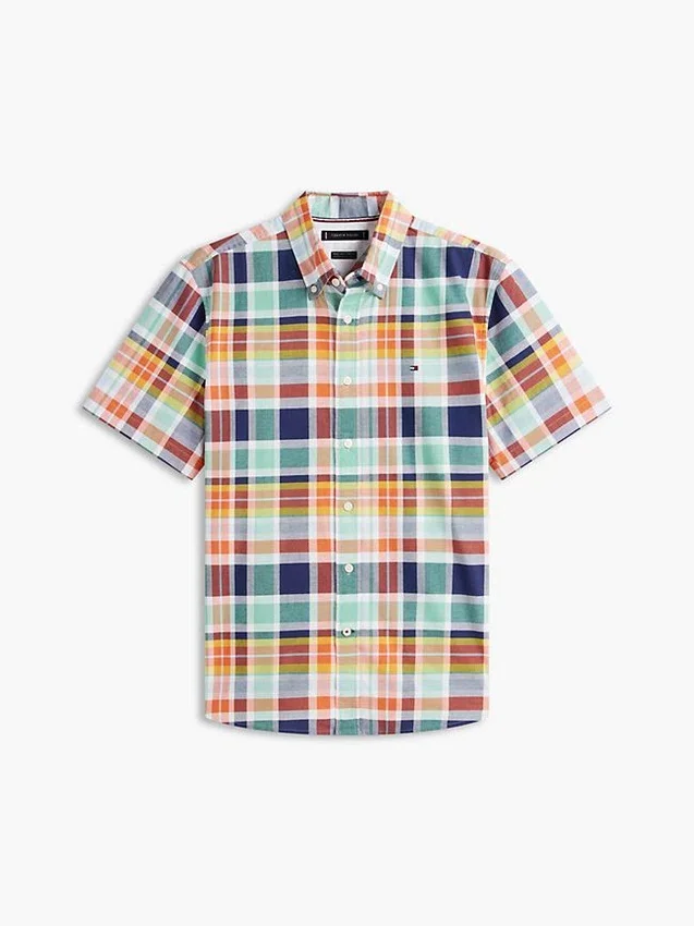 Regular Fit Madras Oxford Shirt Regular Fit Madras Oxford Shirt