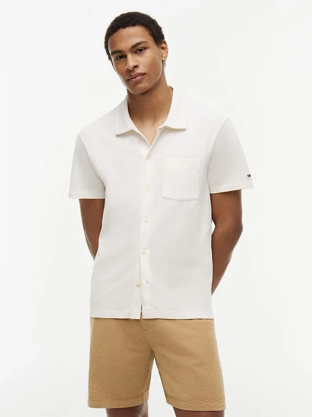 Regular Fit Mesh Pocket Shirt Polo Regular Fit Mesh Pocket Shirt Polo