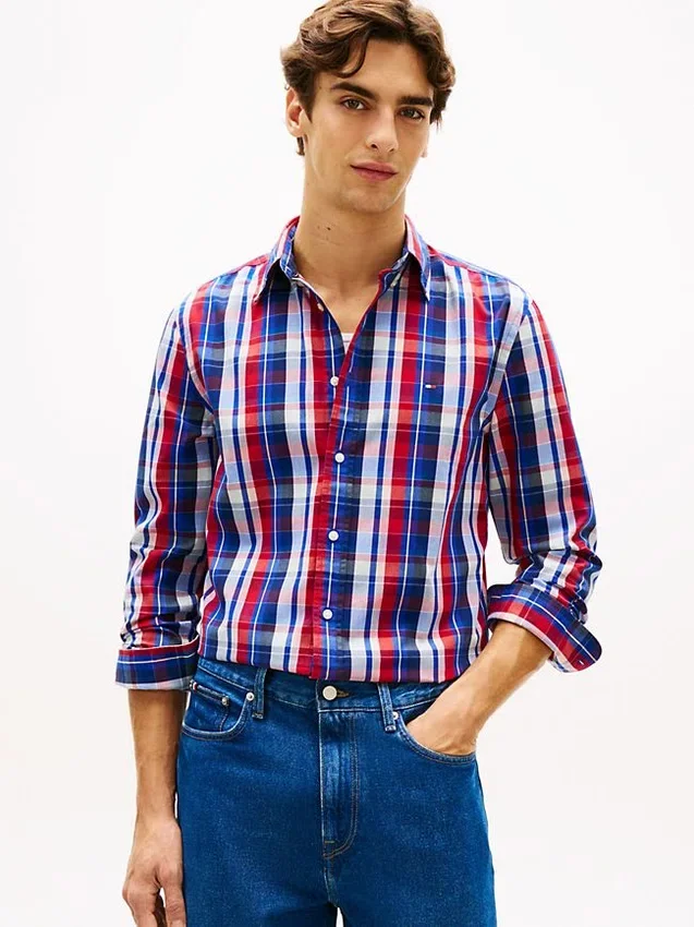 Regular Fit Multi-Check Flex Shirt Regular Fit Multi-Check Flex Shirt