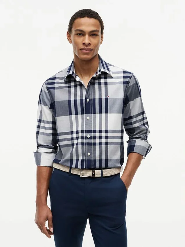 Regular Fit Plaid All-Day Shirt Regular Fit Plaid All-Day Shirt