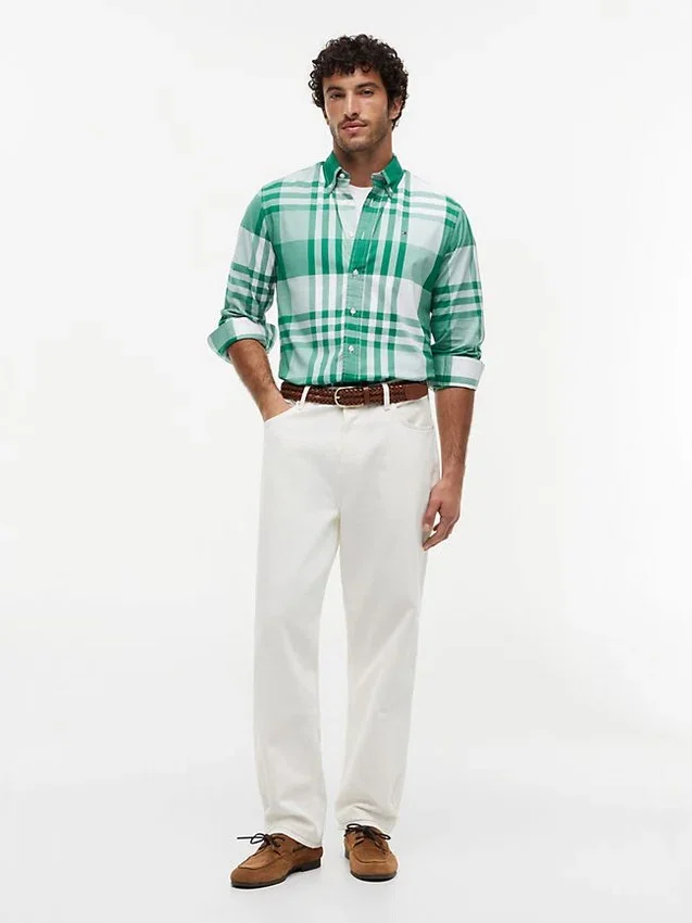 Regular Fit Plaid All-Day Shirt Regular Fit Plaid All-Day Shirt