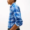 Regular Fit Plaid Linen-Blend Shirt Regular Fit Plaid Linen-Blend Shirt