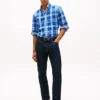 Regular Fit Plaid Linen-Blend Shirt Regular Fit Plaid Linen-Blend Shirt