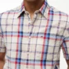 Regular Fit Plaid Linen-Blend Shirt Regular Fit Plaid Linen-Blend Shirt