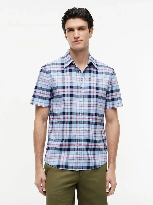 Regular Fit Plaid Oxford Shirt Regular Fit Plaid Oxford Shirt