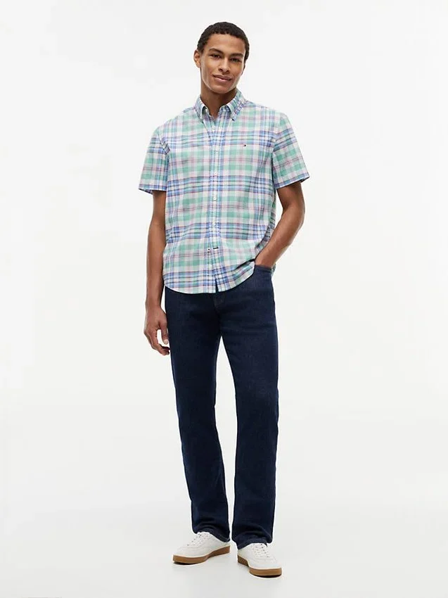 Regular Fit Plaid Oxford Shirt Regular Fit Plaid Oxford Shirt