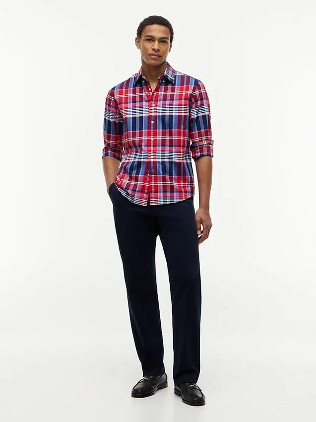 Regular Fit Plaid Oxford Shirt Regular Fit Plaid Oxford Shirt