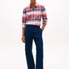 Regular Fit Plaid Stretch Oxford Shirt Regular Fit Plaid Stretch Oxford Shirt