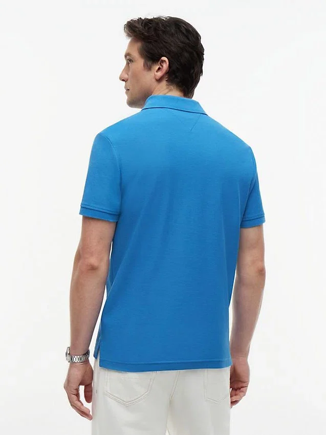 Regular Fit Script Monogram Pique Polo Regular Fit Script Monogram Pique Polo