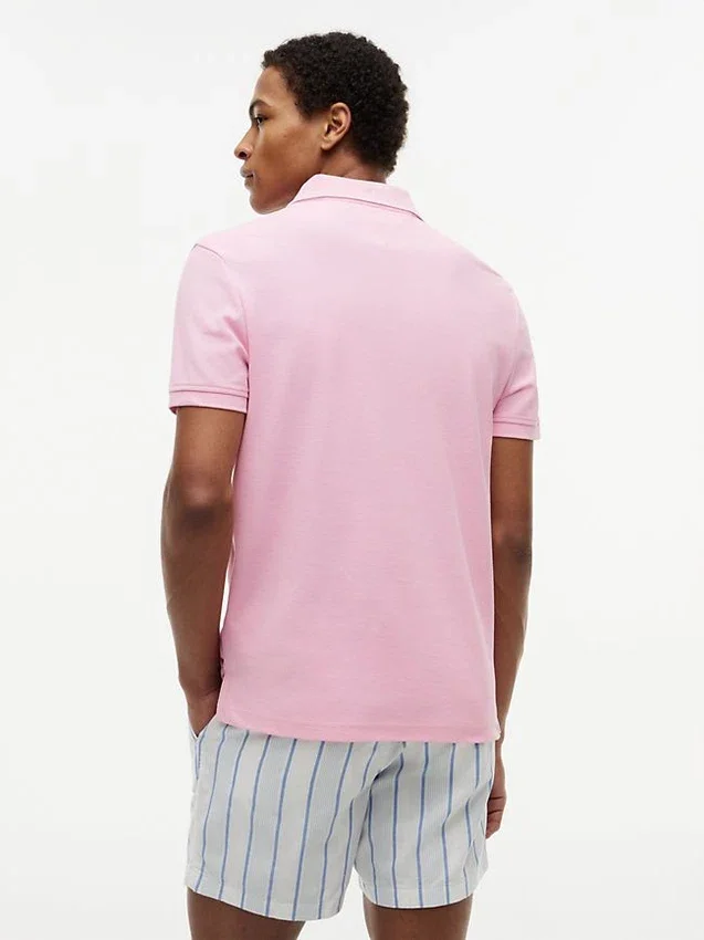 Regular Fit Script Monogram Pique Polo Regular Fit Script Monogram Pique Polo