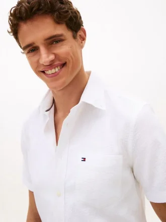 Regular Fit Seersucker Shirt
