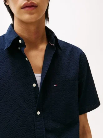 Regular Fit Seersucker Shirt