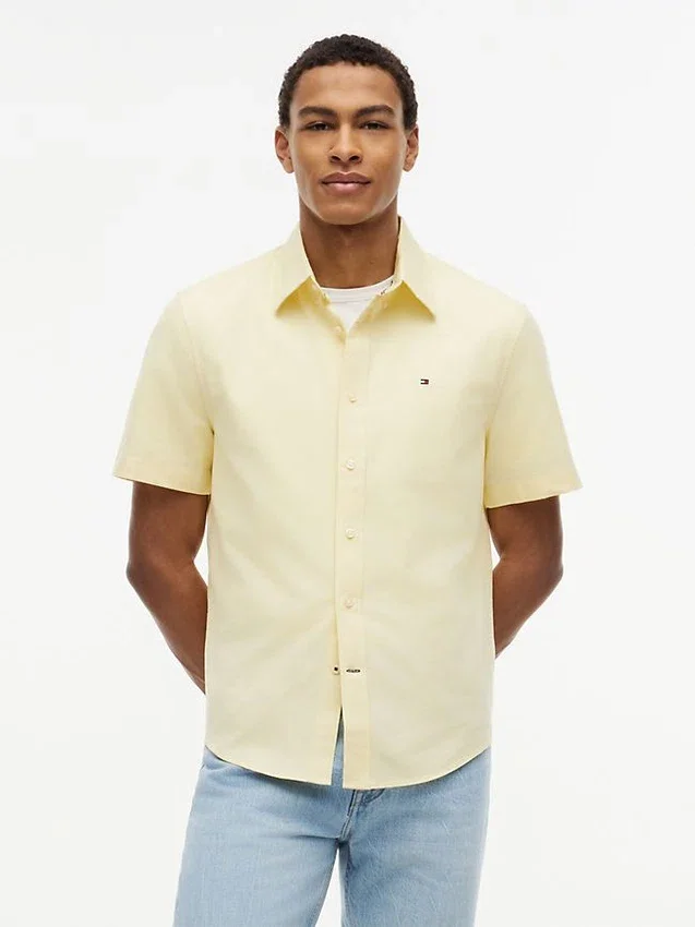 Regular Fit Short-Sleeve Oxford Shirt Regular Fit Short-Sleeve Oxford Shirt