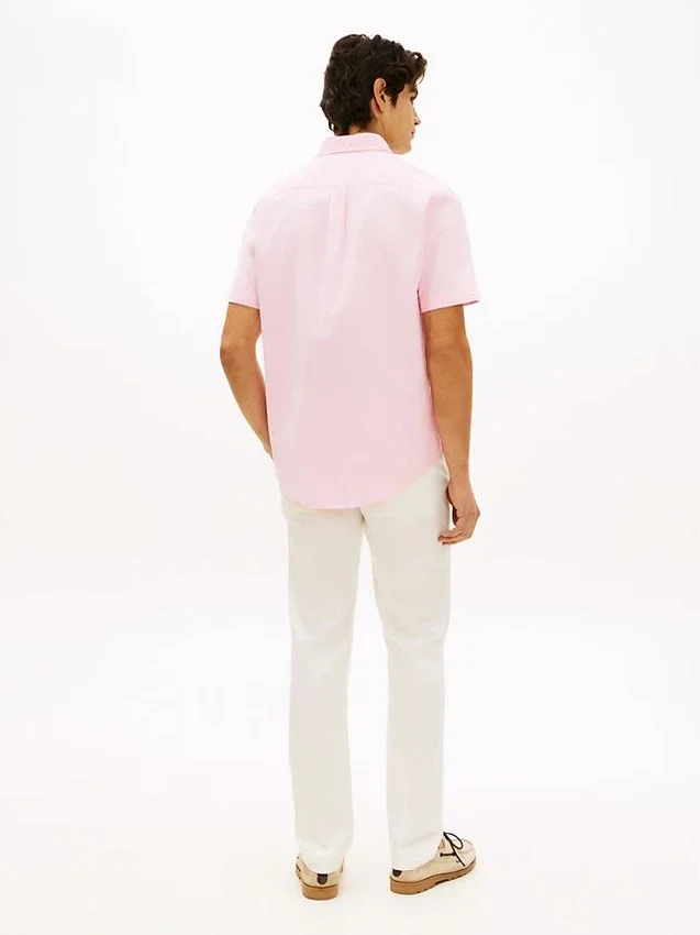 Regular Fit Short-Sleeve Oxford Shirt Regular Fit Short-Sleeve Oxford Shirt