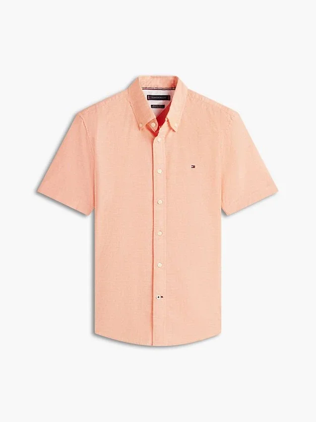 Regular Fit Short-Sleeve Oxford Shirt Regular Fit Short-Sleeve Oxford Shirt