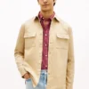 Regular Fit Slub Twill Overshirt Regular Fit Slub Twill Overshirt