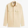 Regular Fit Slub Twill Overshirt Regular Fit Slub Twill Overshirt