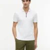 Regular Fit Smooth Cotton Zip Polo Regular Fit Smooth Cotton Zip Polo