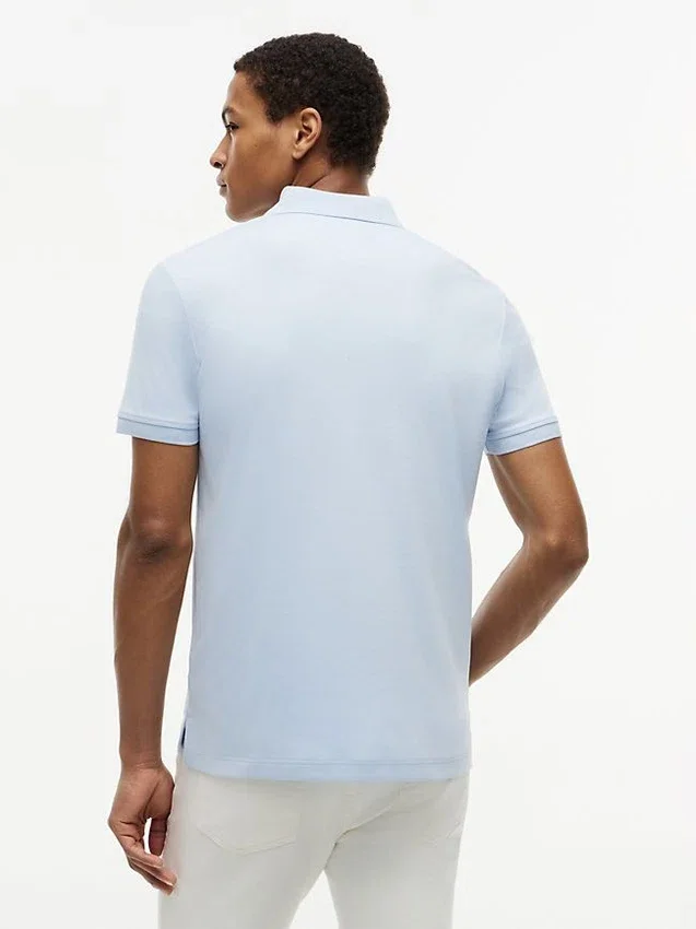 Regular Fit Smooth Cotton Zip Polo Regular Fit Smooth Cotton Zip Polo