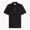 Regular Fit Smooth Cotton Zip Polo Regular Fit Smooth Cotton Zip Polo
