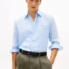 Regular Fit Stripe Linen Shirt Regular Fit Stripe Linen Shirt