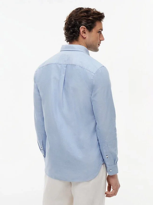 Regular Fit Stripe Pocket Oxford Shirt Regular Fit Stripe Pocket Oxford Shirt