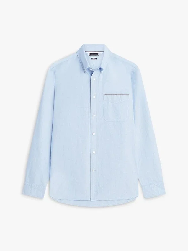 Regular Fit Stripe Pocket Oxford Shirt Regular Fit Stripe Pocket Oxford Shirt