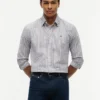 Regular Fit Stripe Stretch Oxford Shirt Regular Fit Stripe Stretch Oxford Shirt