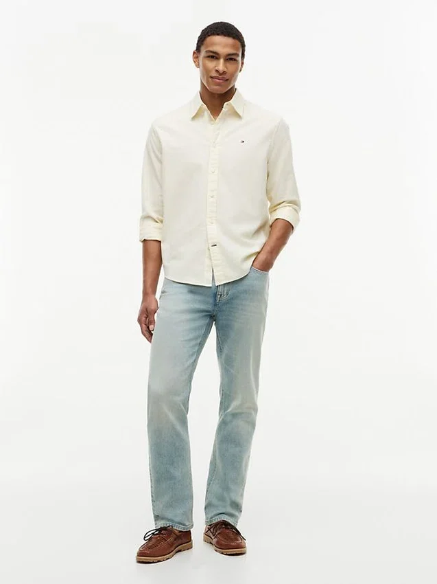 Regular Fit Stripe Stretch Oxford Shirt Regular Fit Stripe Stretch Oxford Shirt