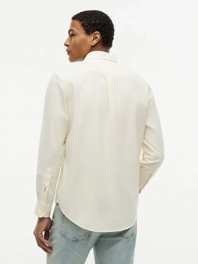 Regular Fit Stripe Stretch Oxford Shirt Regular Fit Stripe Stretch Oxford Shirt