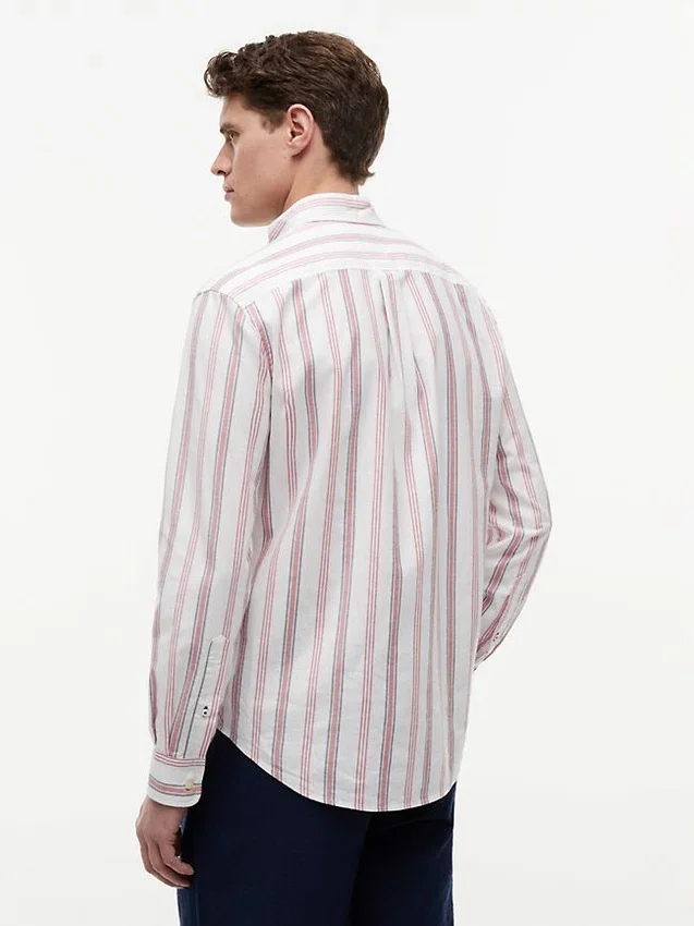 Regular Fit Stripe Stretch Oxford Shirt Regular Fit Stripe Stretch Oxford Shirt