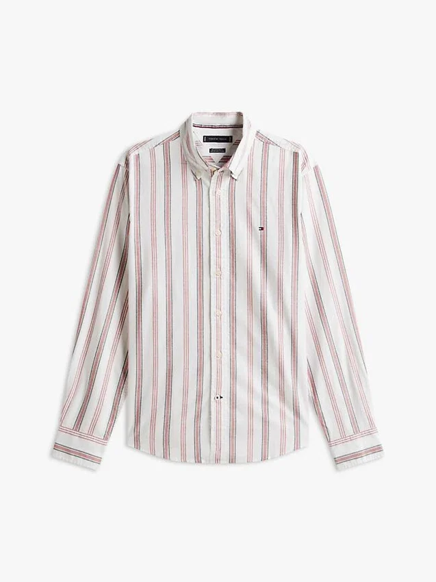 Regular Fit Stripe Stretch Oxford Shirt Regular Fit Stripe Stretch Oxford Shirt
