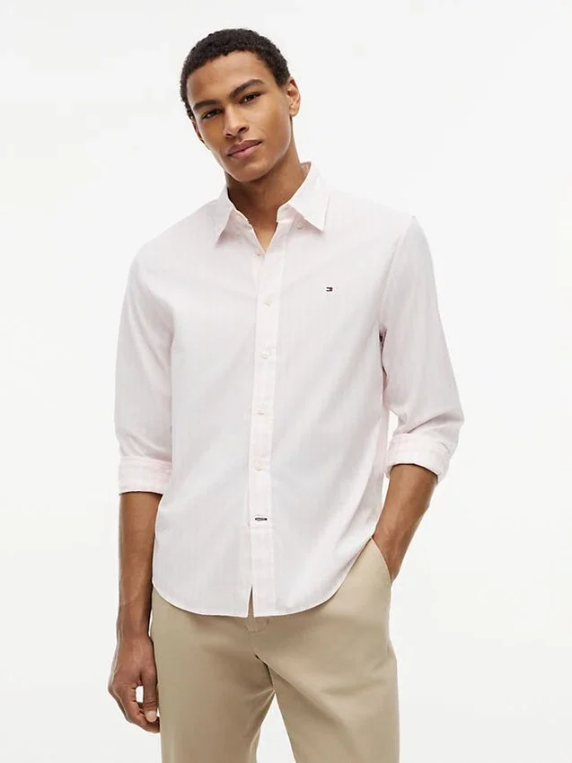 Regular Fit Striped All-Day Shirt Regular Fit Striped All-Day Shirt