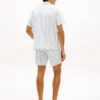 Regular Fit Striped Dobby Camp Shirt Regular Fit Striped Dobby Camp Shirt