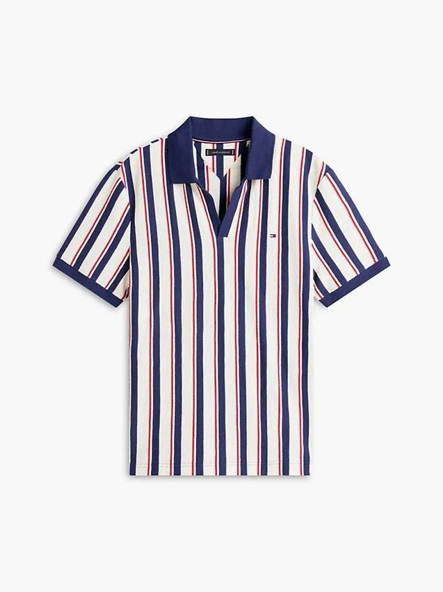 Regular Fit Striped Knit Polo Regular Fit Striped Knit Polo