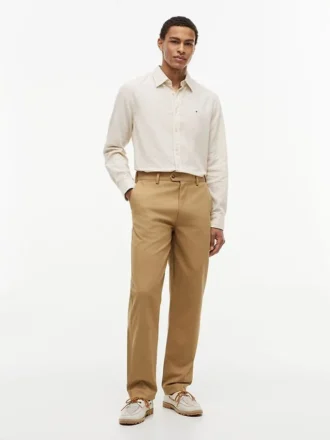 Regular Fit Striped Linen-Blend Shirt Regular Fit Striped Linen-Blend Shirt