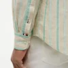 Regular Fit Striped Linen-Blend Shirt Regular Fit Striped Linen-Blend Shirt