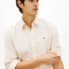 Regular Fit Striped Linen-Blend Shirt