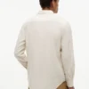 Regular Fit Striped Linen-Blend Shirt