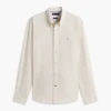 Regular Fit Striped Linen-Blend Shirt