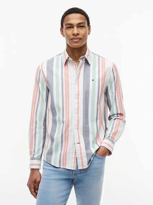 Regular Fit Striped Oxford Shirt Regular Fit Striped Oxford Shirt