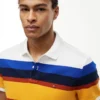 Regular Fit Striped Pique Polo Regular Fit Striped Pique Polo