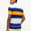 Regular Fit Striped Pique Polo Regular Fit Striped Pique Polo