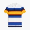 Regular Fit Striped Pique Polo Regular Fit Striped Pique Polo