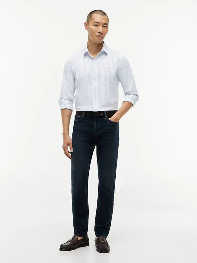 Regular Fit Striped TH Performance Shirt Regular Fit Striped TH Performance Shirt