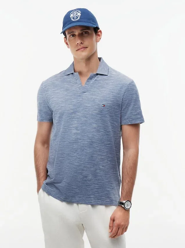 Regular Fit Textured Oxford Slub Polo Regular Fit Textured Oxford Slub Polo