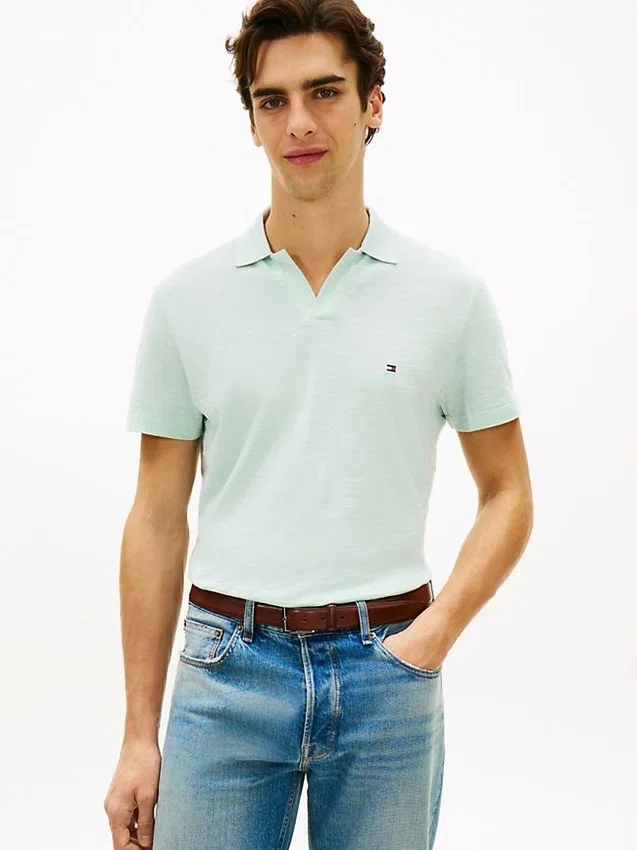 Regular Fit Textured Oxford Slub Polo Regular Fit Textured Oxford Slub Polo